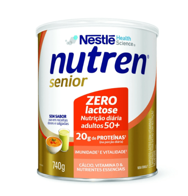 Nutren Senior Zero Lactose sem sabor 740g