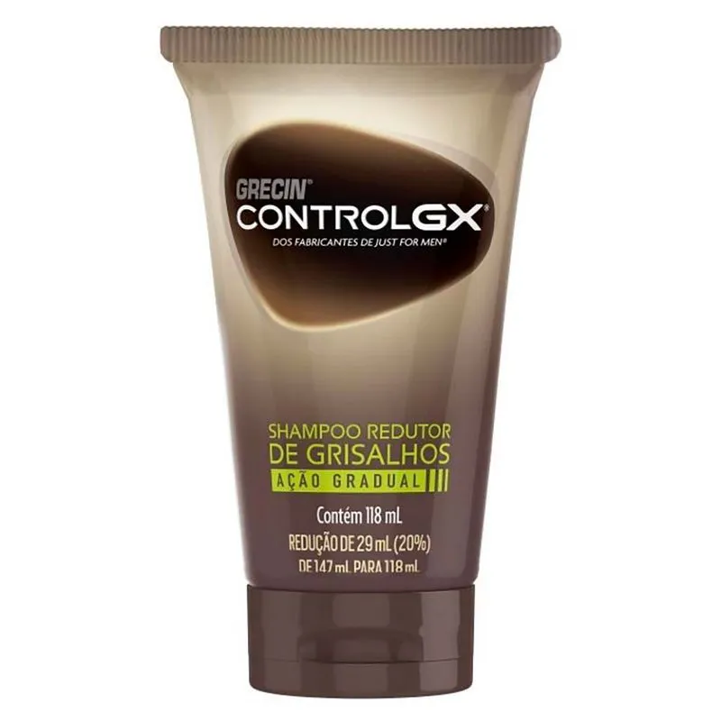 Shampoo Redutor De Grisalhos Grecin Control GX 118ml
